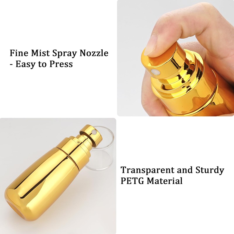 Cosywell Travel Spray Bottle TSA Approved 3 Pack 2oz 60ml