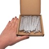 SKIR'CO (Pack of 40) Square Twisted Steel Nails 4.0 x