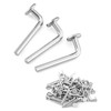 QWORK Pallet Rack Drop Pin, 100 Pcs M7x55mm Accessory Shelving