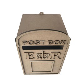 jojofuny DIY Wooden Wedding Greeting Box Knot Wedding Case Lock Wedding Guest Book Alternative