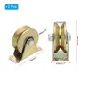 PATIKIL 3" V-Groove Wheel, 2 Pcs V-Type Sliding Gate Casters