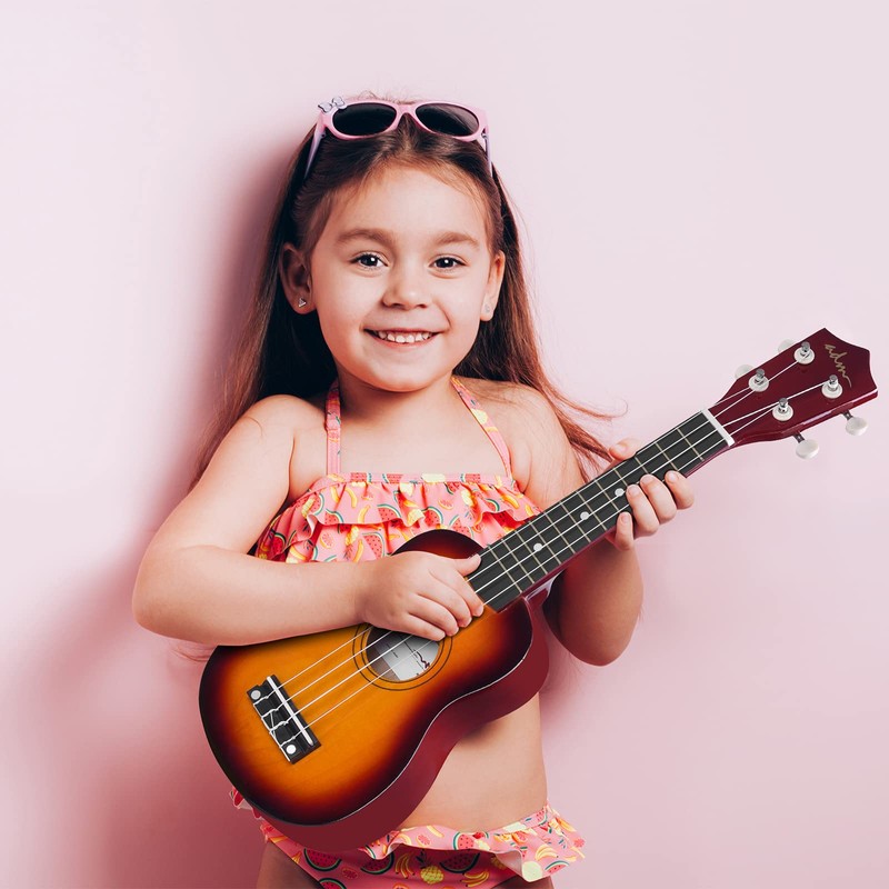 ADM Ukulele for Beginners Hawaiian Wood Ukelele Kit for Kids