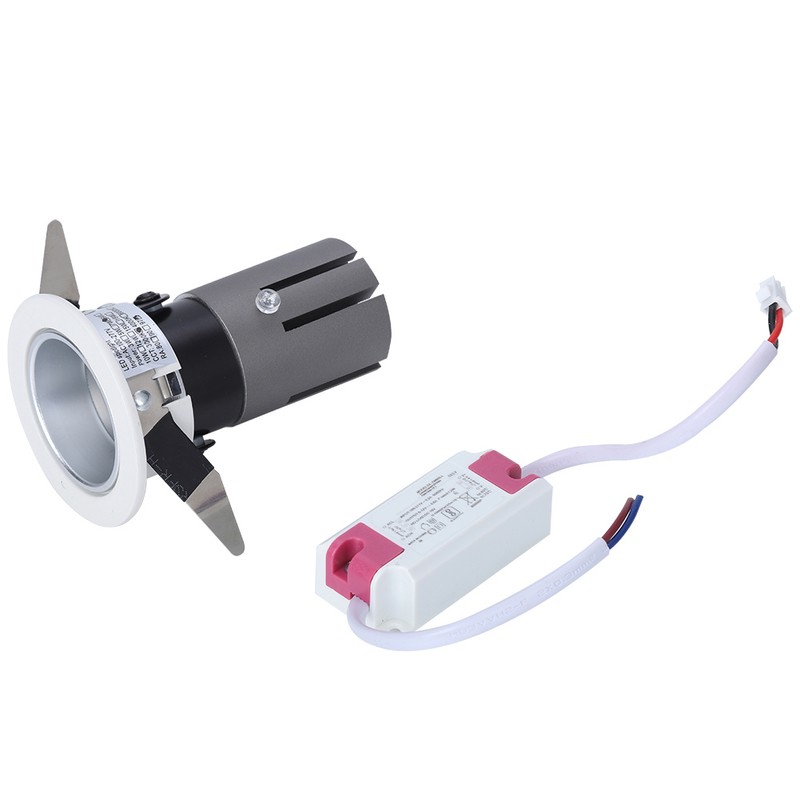 AC100-277V 7W Warm White LED Recessed Lamp Ceiling Light Downlight
