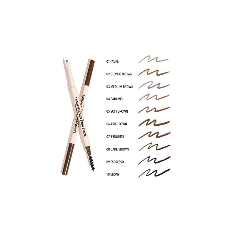 Moira Lápiz para cejas Precision Brow Pencil (005, Soft Brown)