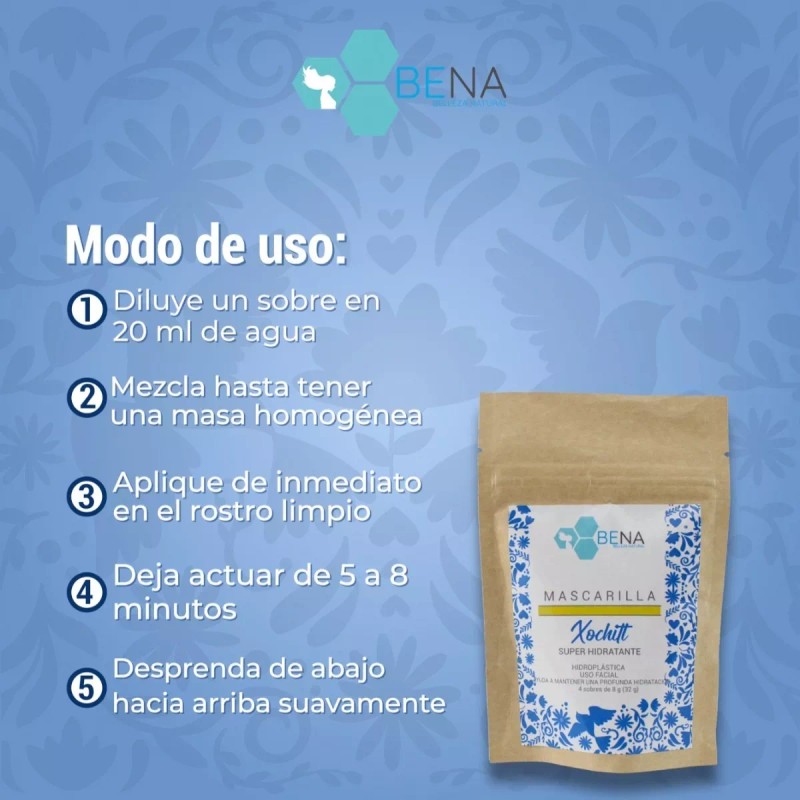 BENA Mascarilla Hidroplastica Aloe Vera Super Hidratante Bena C