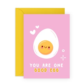 Central 23 Funny Birthday Card For Her - You Are One Good Egg - Mum Birthday Card - Cheeky Birthday Card For Her - Sister Birthday Card - Comes With Fun Stickers