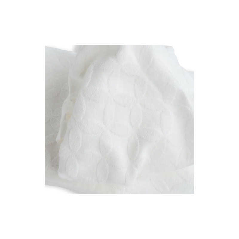 Imabari Sports Towel, Cloisonne Pattern, Thin, Made in Japan, White,