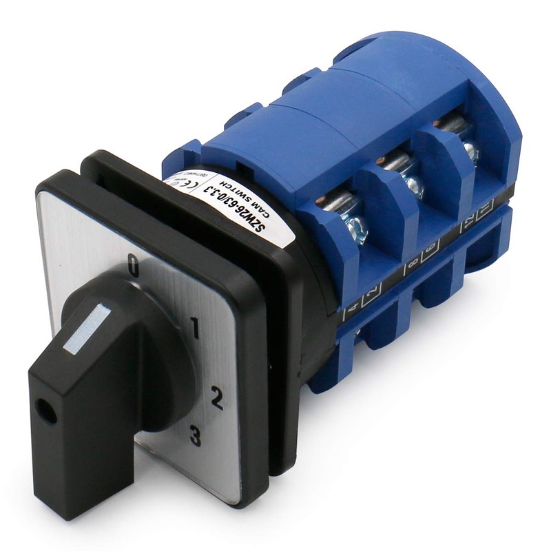 Baomain Universal Rotary Changeover Switch SZW26-63/0-3.3 660V 63A 4 Position