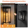 15'' Solar Outdoor Wall Lights Dusk to Dawn Solar Powered