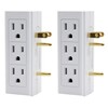 Projectpak 6 Outlet Vertical Extender Wall Tap - Split 2