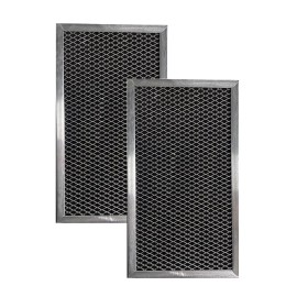 Air Filter Factory Compatible With GE WB02X9883 Microwave Range Hood Charcoal Carbon Filters 2-Pack