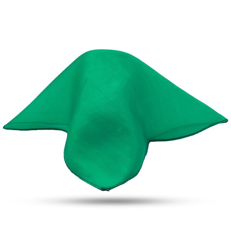 Magic Makers Professional Grade 6 Inch Magician's Silk - Emerald