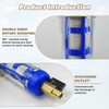 360 Degree High Pressure Backwash Filter, Reusable Spin-Down Sediment Water