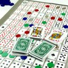 Exciting Strategy Card Game with Folding Board and Playing Chips