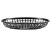 JAPCHET 60 Pack 8.8x5.5 Inch Black Fast Food Baskets, Oval