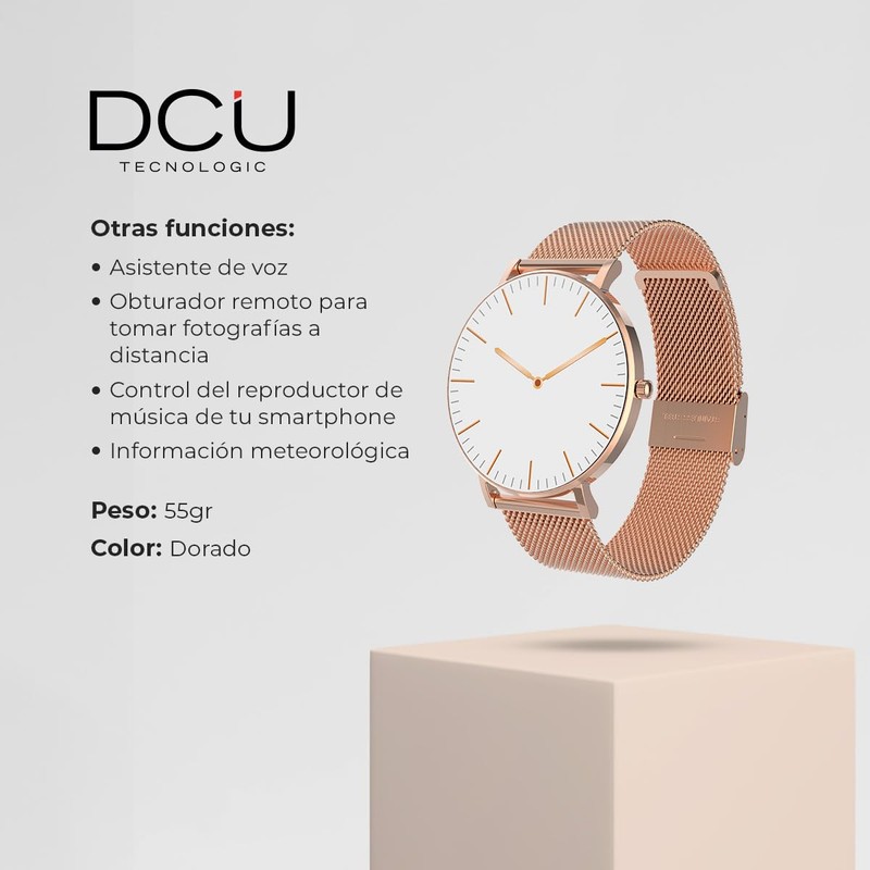 DCU Technogic Ultra Thin Boulevard Model Smart Watch Gorilla Glass