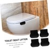 Tofficu 8 pcs Toilet Seat Lifters Durable Handles for Easy