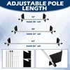 Gisafai 2 Set Wall Mount Roll Rack Holder 60 Inch