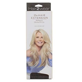 Hair2wear Extension 21 inches Dark Brown - Copper Highlights Ht6/30H