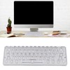 61 Keys Transparent Mechanical Keyboard Clear Keycap Wired Gaming Keyboard