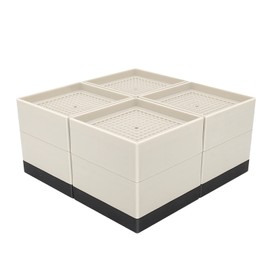 Umelee Washing Machine Rack, 2.9 inches (7.4 cm), Desk, Tables, Legs, Attachment, Washing Machine Stand, Anti-Vibration, For Sofas and Beds, Height Adjustable, Vibration and Noise Reduction,