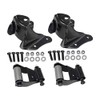 Rear Leaf Spring Shackle and Bracket Kit - with Hardware