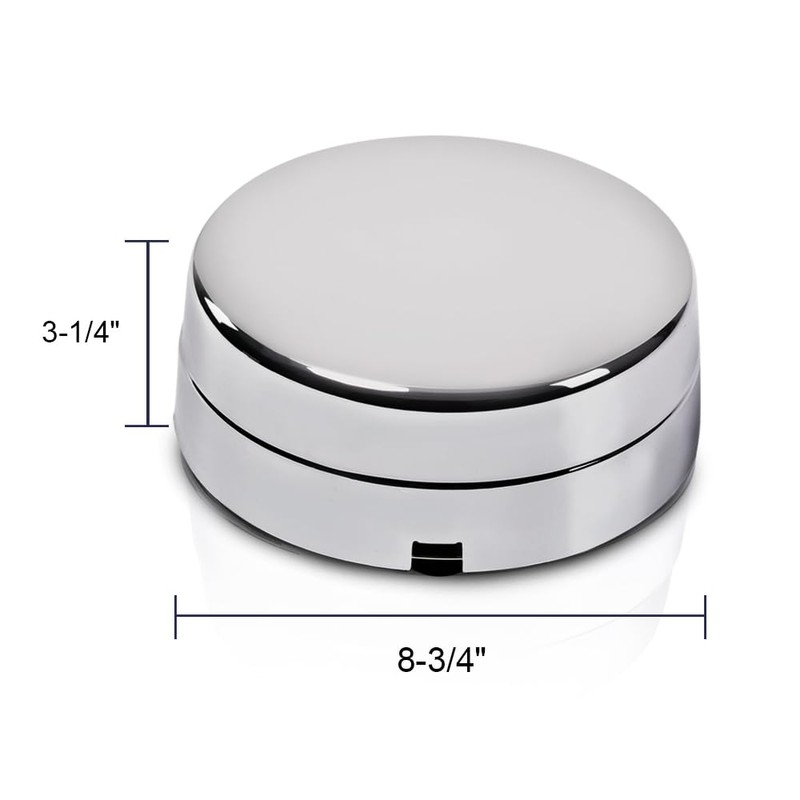 G-PLUS Rear Wheel Chrome Center Hub Caps Compatible with Dodge