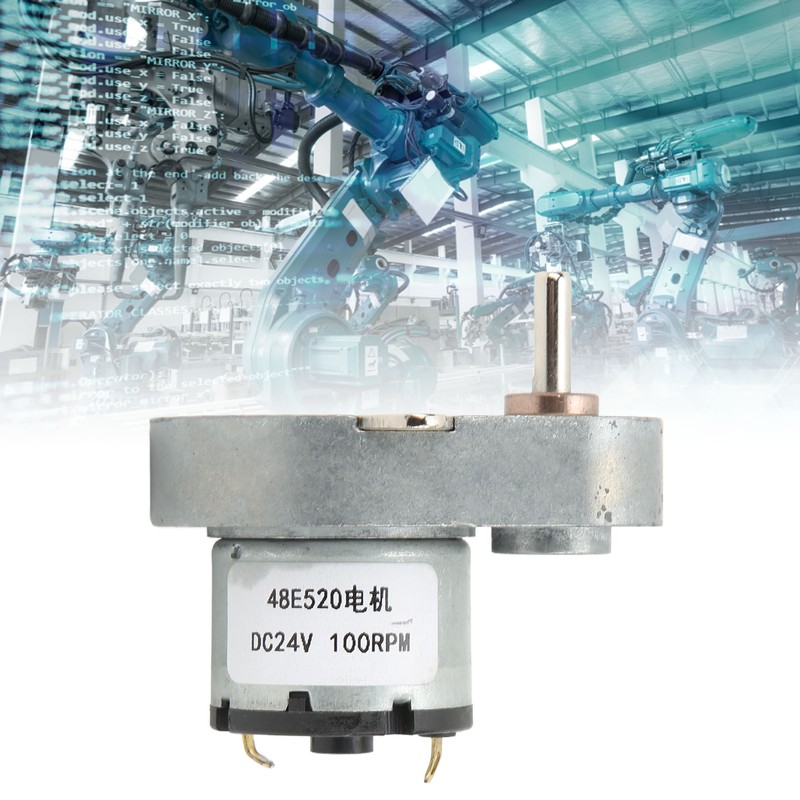 DC Gear Motor High Torsion Adjustable Speed Reversible Self Locking
