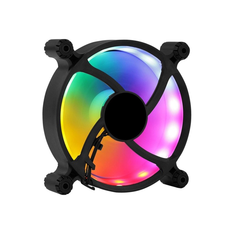 Aerocool SPECTRO12 PC Fan 120 mm RGB Quiet Anti-Vibration Molex