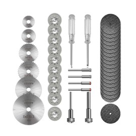 Dremel Cutting Discs for Rotary Tool - 36pcs Diamond Cutting Wheels, Plastic, Metal Cutting