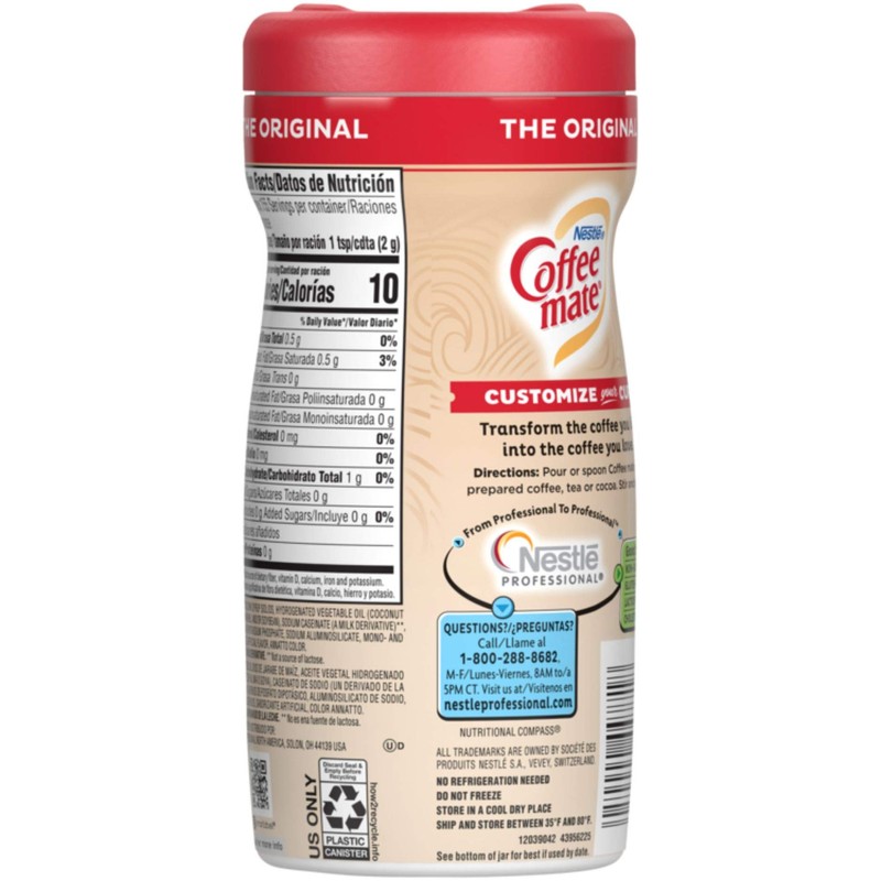 Nestle Coffee mate Coffee Creamer, Original, Powder Creamer, 11 Ounces