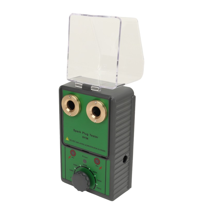 Double Hole Spark Plug Tester Adjustable Frequency Engine Ignition Analyzer