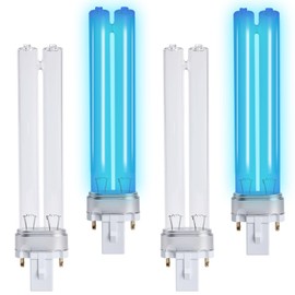 5W ÜV-C Replacement Bulbs for GermGuardian Air Purifiers - Compatible with LB4000 AC4300BPTCA, AC4825, AC4850, AC4850PT, AC4900, AC4900CA, AC5300B, AC5350B, AC5350W Series | G23 Base (4-Pack)