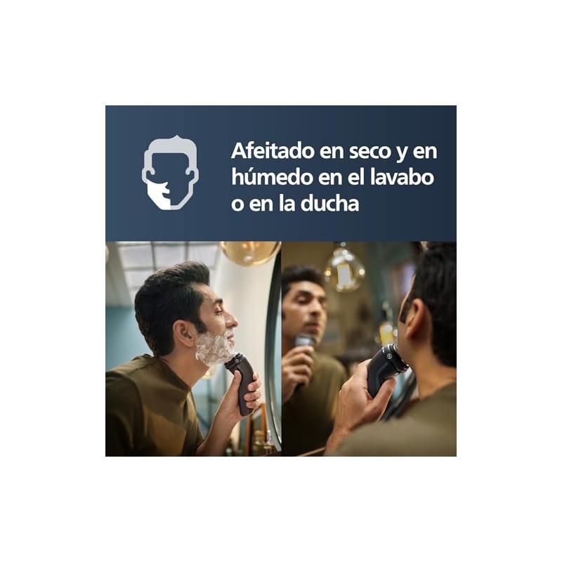 Philips Afeitadora Eléctrica Serie 3000 con Tecnología Skin Protect