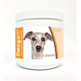 Healthy Breeds Healthy Breeds Whippet Omega HP Fatty Acid Skin and Coat Support Soft Chews 60 Count