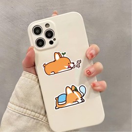 Cute Dog Stickers |52 PCS | Vinyl Waterproof Aesthetic Stickers Decals for Water Bottles Laptop Scrapbook, Kawaii Animal Stickers Pack, Dog presents Merchandise Stuff Things for Adult Teens Kids