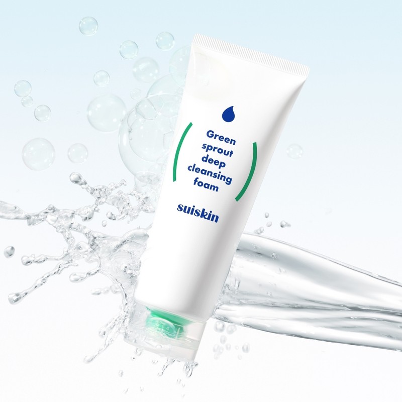 suiskin Green Sprout Deep Cleansing Foam 150ml - suiskin Green