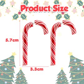 MDDRUIQI Stocking Stuffers for Women - Xmas Cane Candy Earrings | Christmas Pajamas Accessories Shirts Outfits - White Elephant Gifts for Adults - Christmas Decorations Shirts Outfits Sweater Dresses
