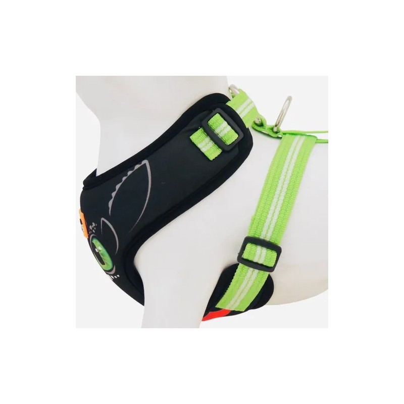 Arnés Pechera Ajustable Antitirones Para Perro Chico Mediano Chimuelo 5