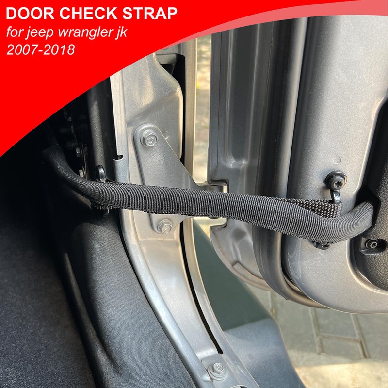 ROMASO Door Strap for Jeep,Door Limiting Strap,Heavy Duty Door Check