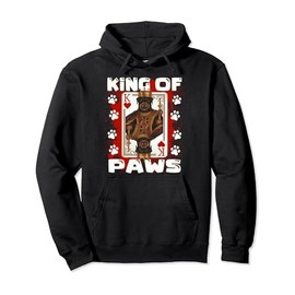 Rottweiler King of Paws & King of hearts Rottweiler Pullover Hoodie
