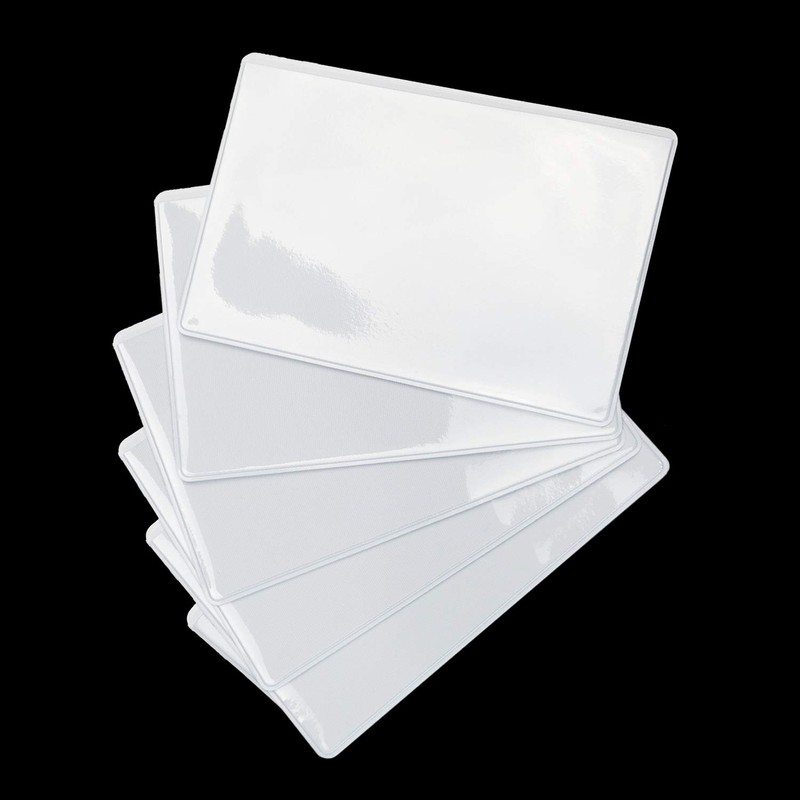 Work Up: Passbook Bag and Cash Card Case, Surface: Transparent,