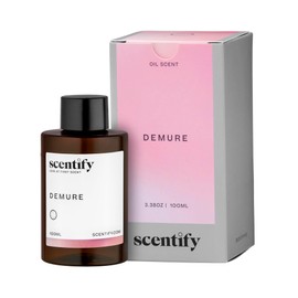 Scentify Demure Aroma Oil Refill for Diffusers – Fresh Citrus & Soft Floral Scent with Musk & Sandalwood – Luxury Aromatherapy Fragrance Oil 100ml / 3.38oz
