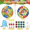 26 Inches Double-sided Foldable Kids Dart Board Set, Maomaoyu Velcro