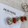 MunNail Leopard Nail Tips - Lipstick / MunNail 레오파드 네일팁