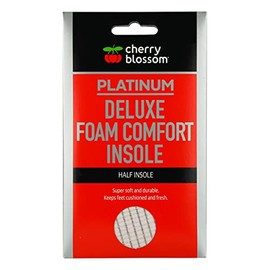 Cherry Blossom Deluxe Foam Comfort Insole Half | UK Size 3-4 | Cushioned Latex Insoles Provide Lasting Comfort