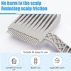 Fade Combs Tool for Men's,2pcs Curved Positioning Flat Top Hair