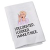 Cook Lovers Housewives Dish Towel I Decorated I Cooked I