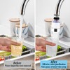 RHQFDM 2 Pieces Water Filter Faucet 360°Rotatable Faucet Filter with