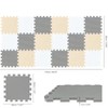 qqpp EVA Rubber 18 Tiles Interlocking Puzzle Foam Floor Mats